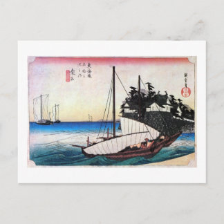 43. 桑 名 宿, 広 重 VYKORT