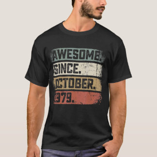 43 år gammal Fantastisk sedan oktober 1979 T Shirt