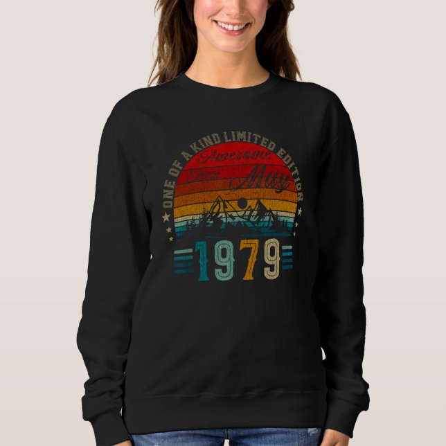 43-årig maj 1979 43:e födelsedagen t shirt (Framsida)