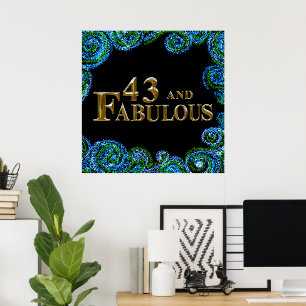 43-årsdag poster