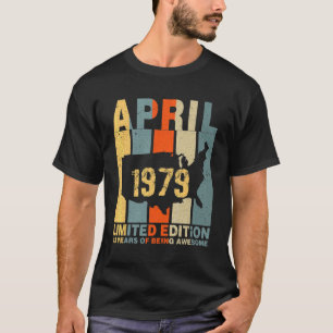 43-årsdagen april 1979: 43 år efter Fantastisk T Shirt