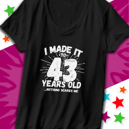 43-årsjubileum fregatt 43:e födelsedagen t shirt