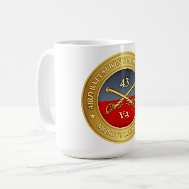 43:e bataljonen, Virginia Cavalry (Mosbys Skogsväk Kaffemugg (Framsida vänster)