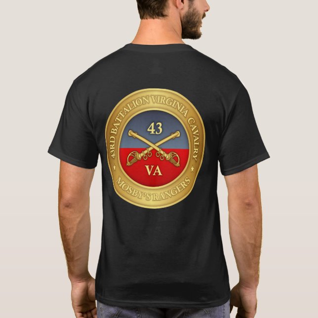 43:e bataljonen, Virginia Cavalry (Mosbys Skogsväk T-shirt (Baksida)