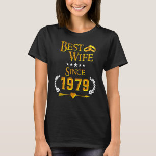 43:e Bröllop-årsdagen av bästa fru sedan 1979 T Shirt