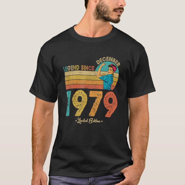 43:e födelsedagen december 1979 Förklaring sedan 1 T Shirt (Framsida)
