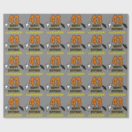 43:e födelsedagen: Spooky Halloween Theme, eget na Presentpapper