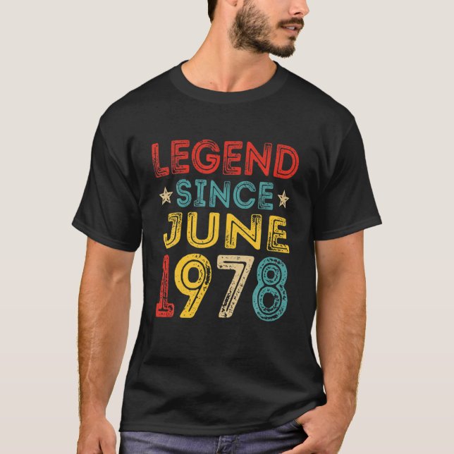 43:e födelsedagsförklaringen sedan juni 1978 Distr T Shirt (Framsida)
