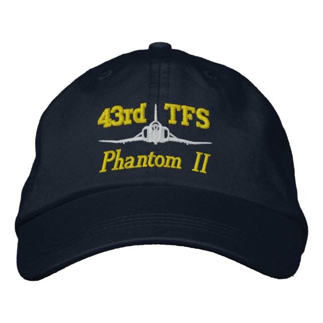 43:e TFS F-4 Golf Hat Broderad Keps (Framsida)