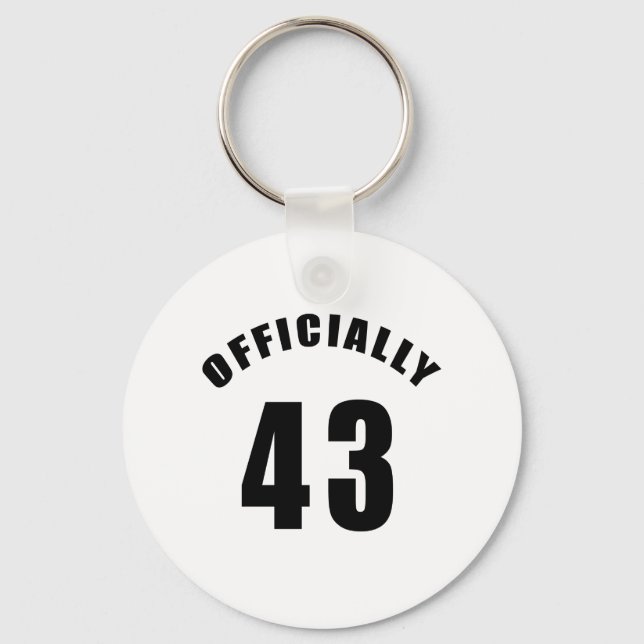 43 Officiell utformning Nyckelring (Framsida)