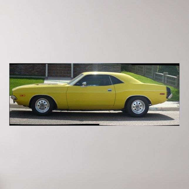 440 Wedge Dodge Challenger Poster (Framsidan)