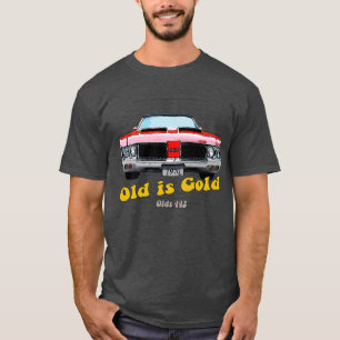 442 amerikanska Muscle Old är Guld T Shirt