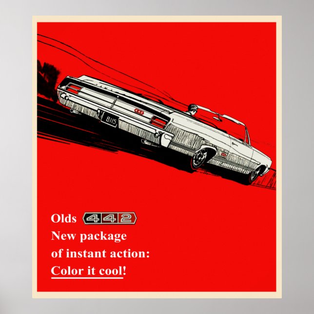 442-vintagars reklam poster (Framsidan)