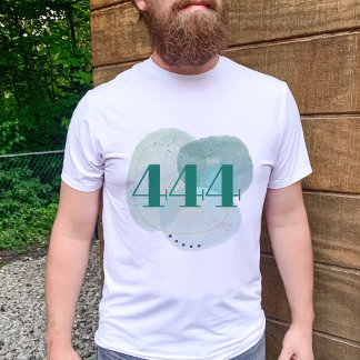 444 Angel Nummer på vinskyddsbekräftelse T Shirt