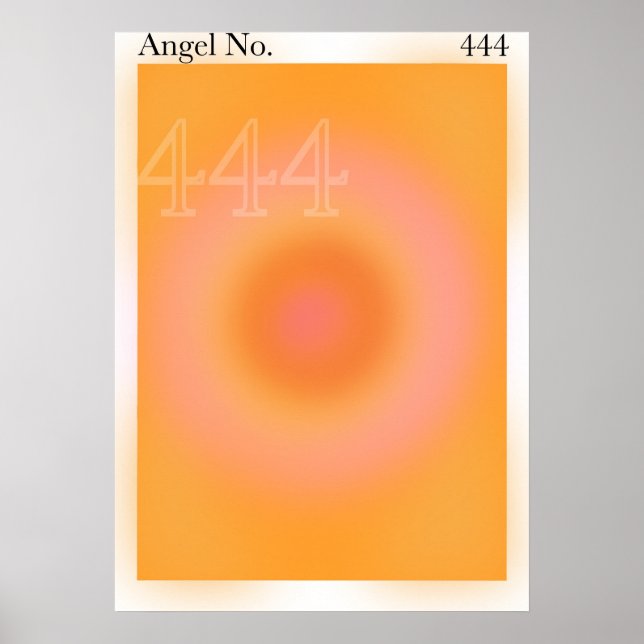 444 poster ängelnummer (Framsidan)