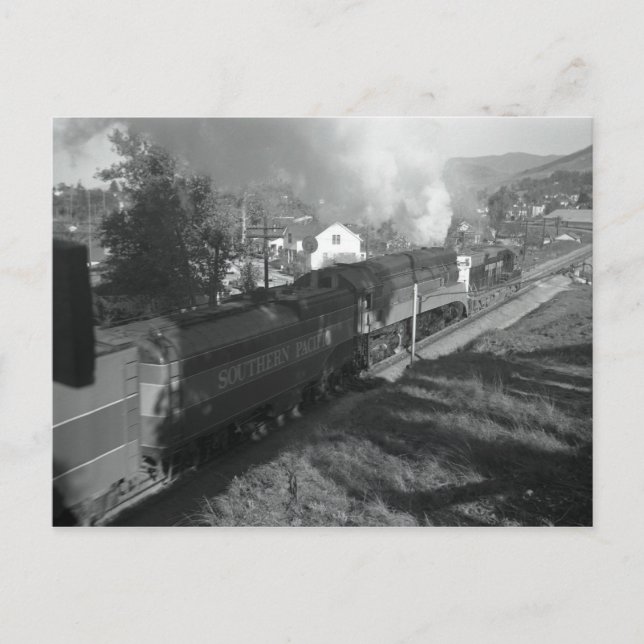 4456 Pulls Daylight through San Luis Obispo Vykort (Framsida)