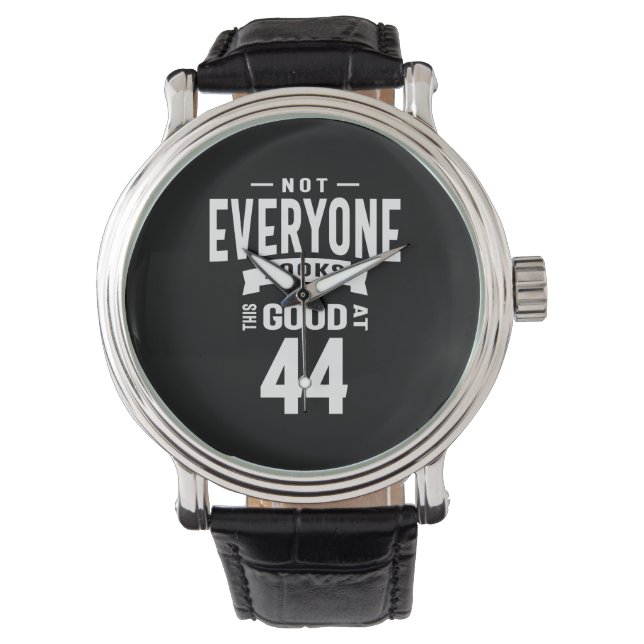 44 år gammal - 44:e födelsedag Funny Gift Armbandsur (Framsida)