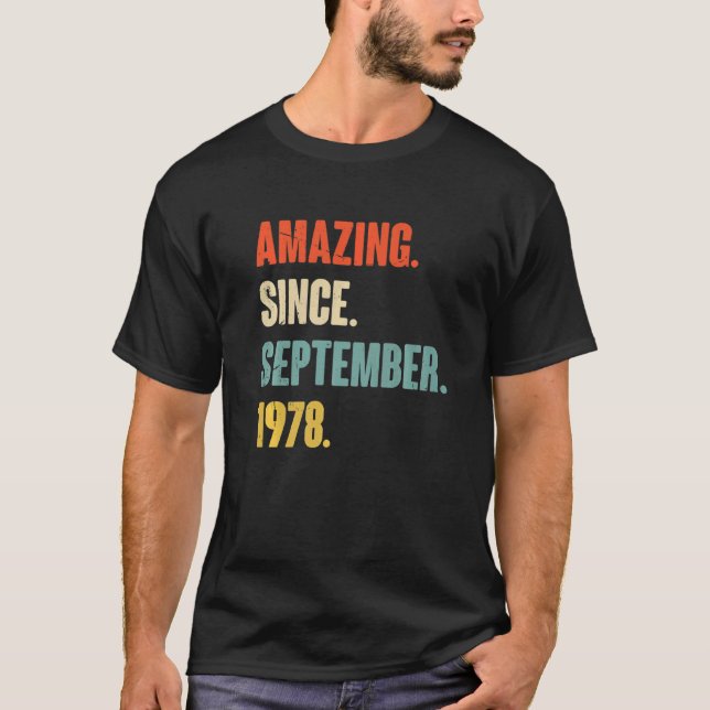 44 år gammal 44:e födelsedagen Fantastisk sedan se T Shirt (Framsida)