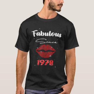 44 år gammal vävnad sedan 1978 44:e födelsedagen f t shirt