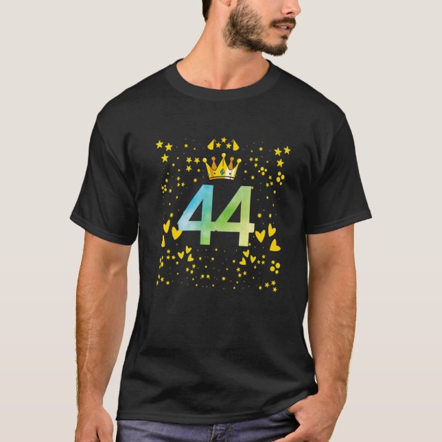 44-årsdag t shirt (Framsida)
