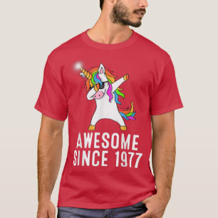 44-årsdagen, Unicorn-dab, Fantastisk sedan 1977 T Shirt