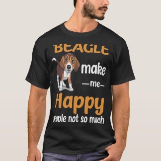44 Beagle gör mig Lycklig T Shirt