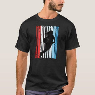 44:e Basketball Birthday Womens Retro Vinta T Shirt