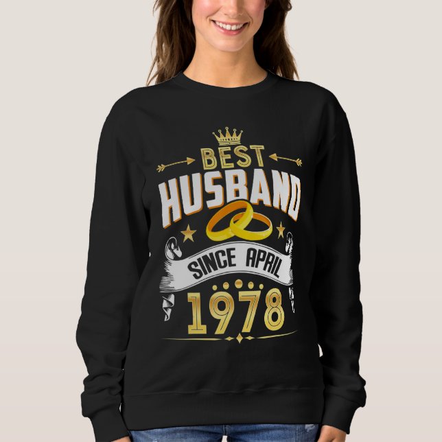 44:e Bröllop-årsdagen för bästa Make sedan 1978 T Shirt (Framsida)