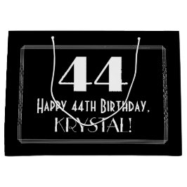 44:e födelsedagen: Art Deco Inspired Stil "44", Na