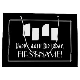 44:e födelsedagen ~ Art Deco Inspired Titta "44" +