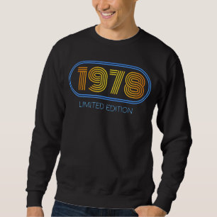 44:e födelsedagen Dam Manar 44 år 1978 Gift 14 Lång Ärmad Tröja