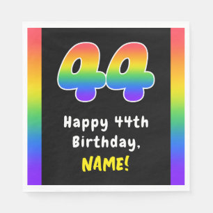 44:e födelsedagen: Rainbow Spectrum nr 44, Anpassa Pappersservett