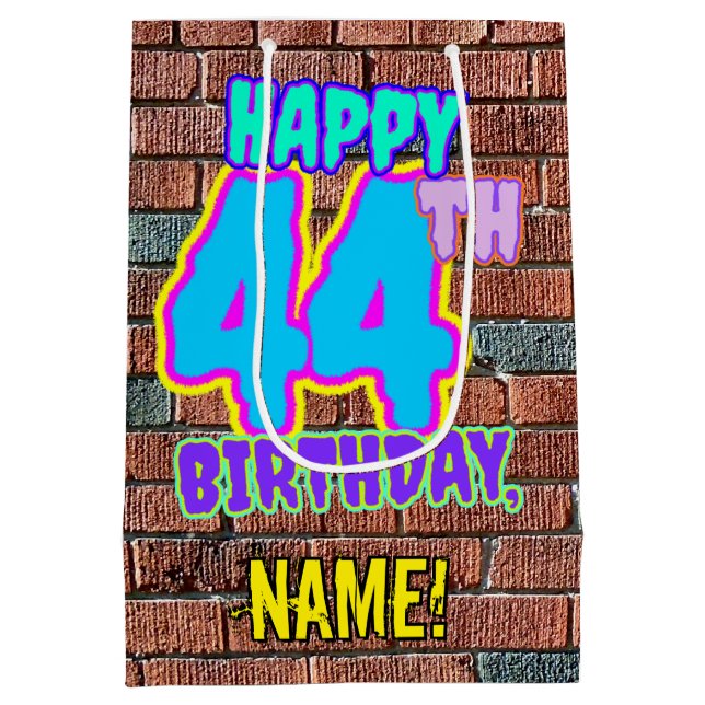 44:e födelsedagen: Roligt, Urban Graffiti Inspired (Baksidan)