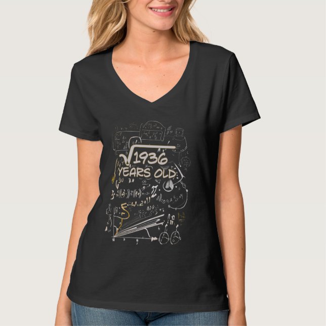 44:e födelsedagstorget roten från 1936 44 år gamma t shirt (Framsida)