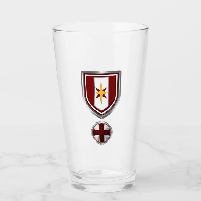 44: e medicinska brigaden " Dragon Medics " Anpass Glaskopp (Framsida)