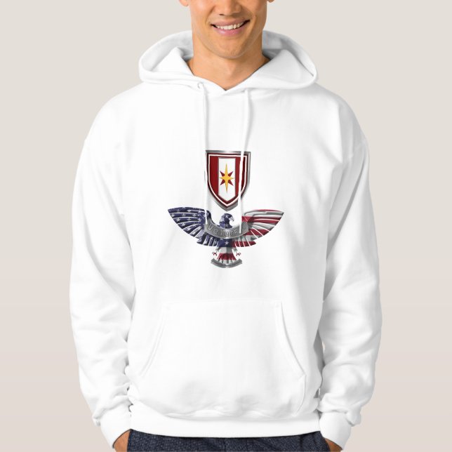 44:e medicinska brigaden Veteran Hoodie (Framsida)