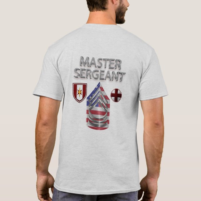 44:e medicinska brigadernas sergeant t shirt (Baksida)