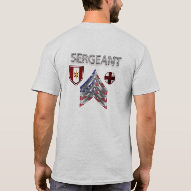44:e medicinska brigadernas sergeant t shirt (Baksida)