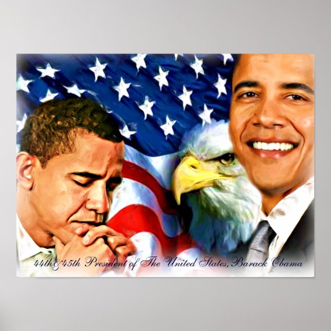 44:e och 45:e presidenten, Barack Obama_Poster Poster (Framsidan)