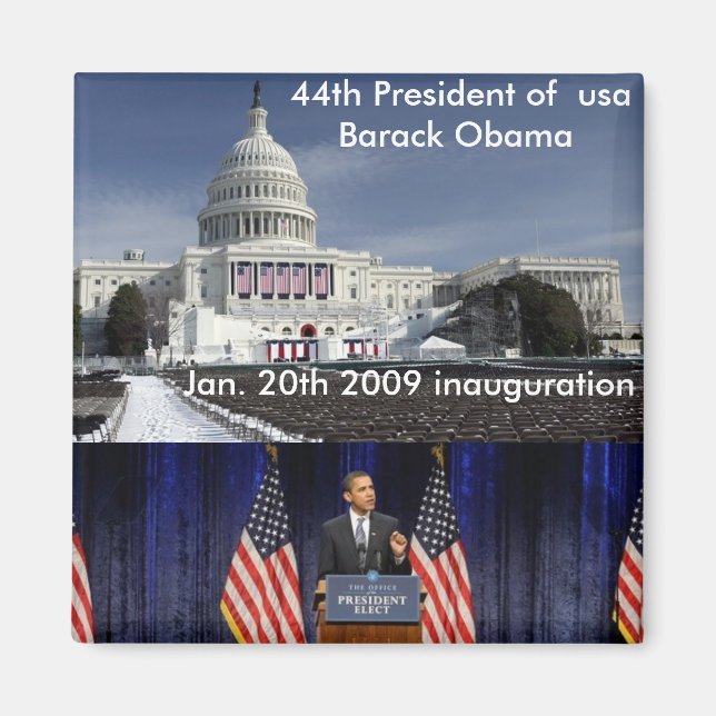 44:e president för Gaza, Barack Obama Magnet (Framsidan)