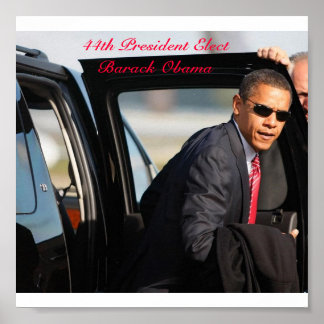 44:e presidenten ElectBarack Obama Poster