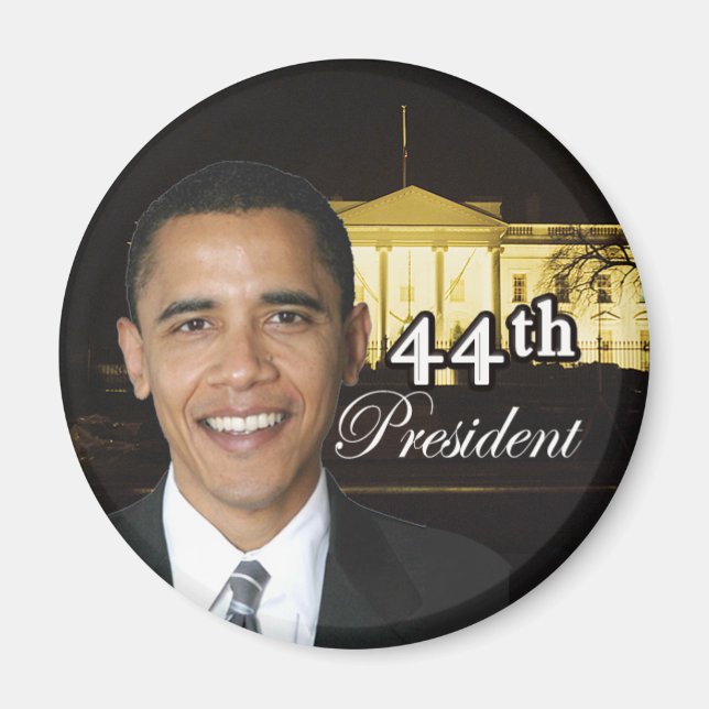 44:e presidenten Merchandise Magnet (Framsidan)