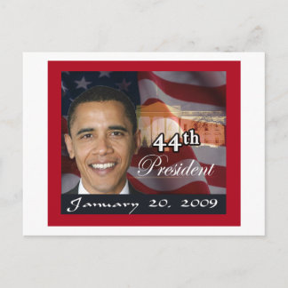 44:e presidentens samlarobjekt vykort
