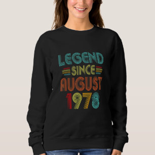 44:e Vintagen på födelsedagen sedan augusti 1978 4 T Shirt
