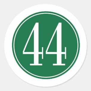 #44-Gröntens cirkel Runt Klistermärke