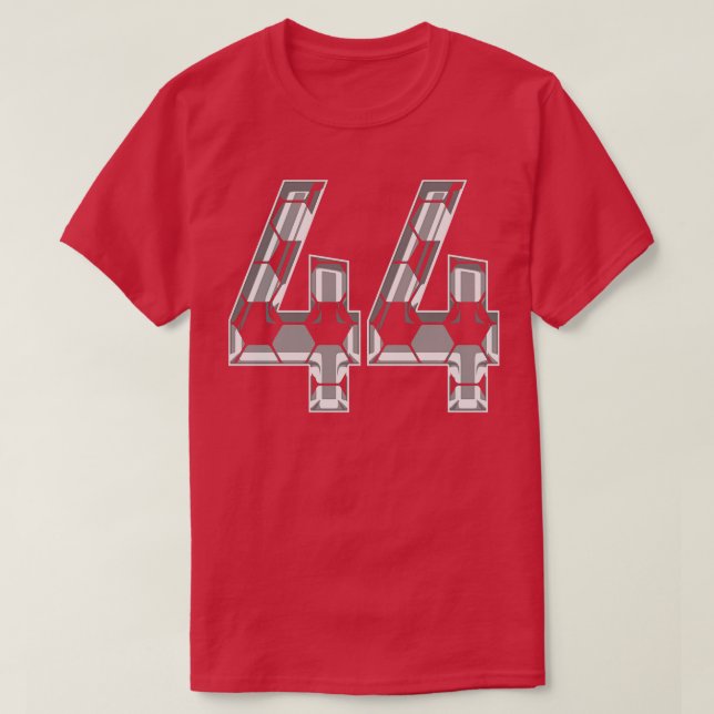44 Jersey 44 Mamma Player Fläkt T Shirt (Design framsida)
