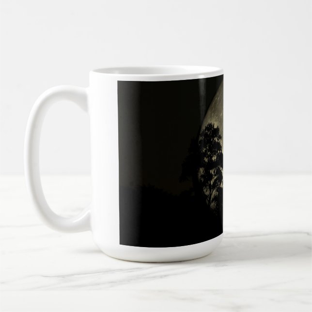 44 oz mug with "Swans in the Moonlight" image Kaffemugg (Vänster)