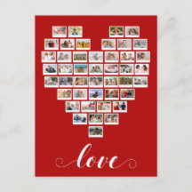 44 Photo Collage Kärlek Instant Camera Film Heart