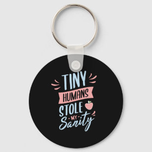 44.Tiny Humans stjäl min sanitet Nyckelring