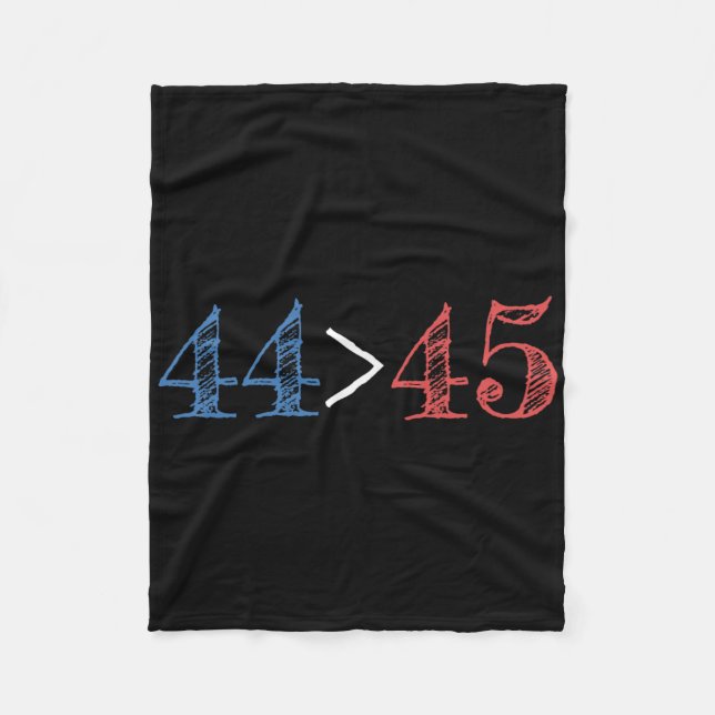44 Underbarare än 45 presidentprotester Fleecefilt (Framsidan)